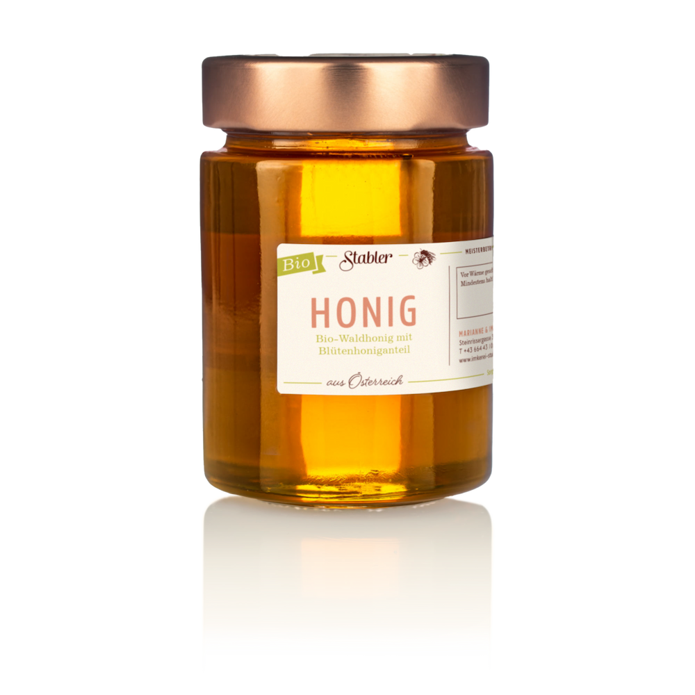 Bio Waldhonig mit Blütenhoniganteil 900g von Bio Imkerei Stabler