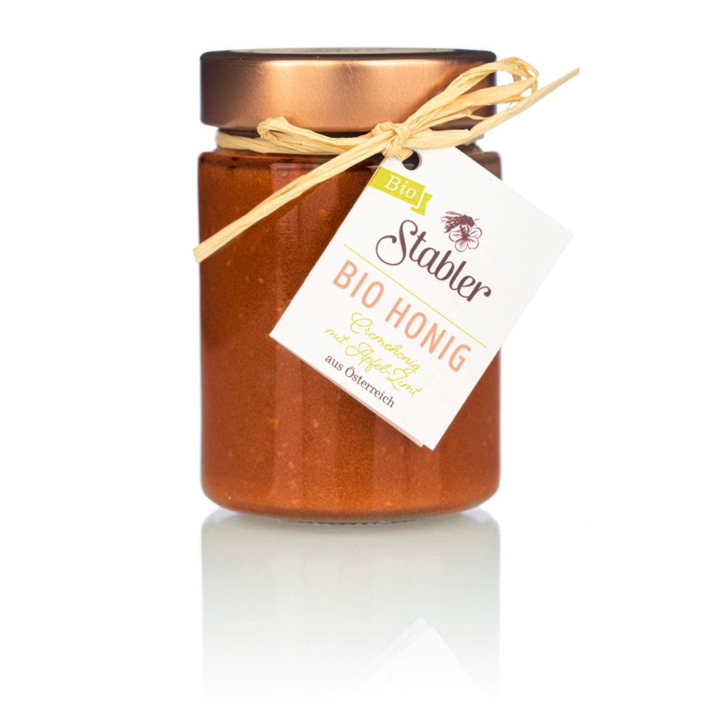 Bio Cremehonig mit Apfel & Zimt 230g von Bio Imkerei Stabler