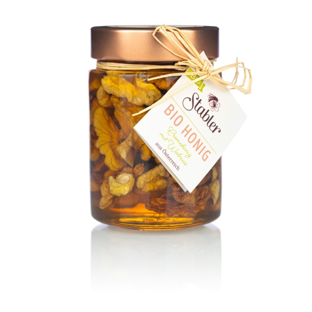 Bio Honig mit Walnüssen 230g von Bio Imkerei Stabler