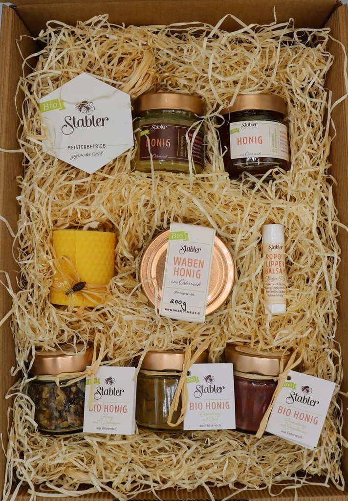 Bio Kennenlernpaket "Honiggenuss pur" von Bio Imkerei Stabler