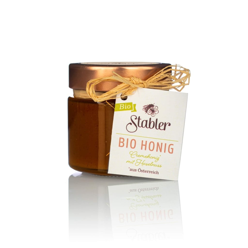 Bio Cremehonig mit Haselnussmus & Kakao 125g von Bio Imkerei Stabler