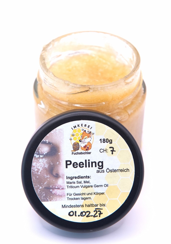 Peeling mit Honig 180g von Imkerei Fuchsbichler