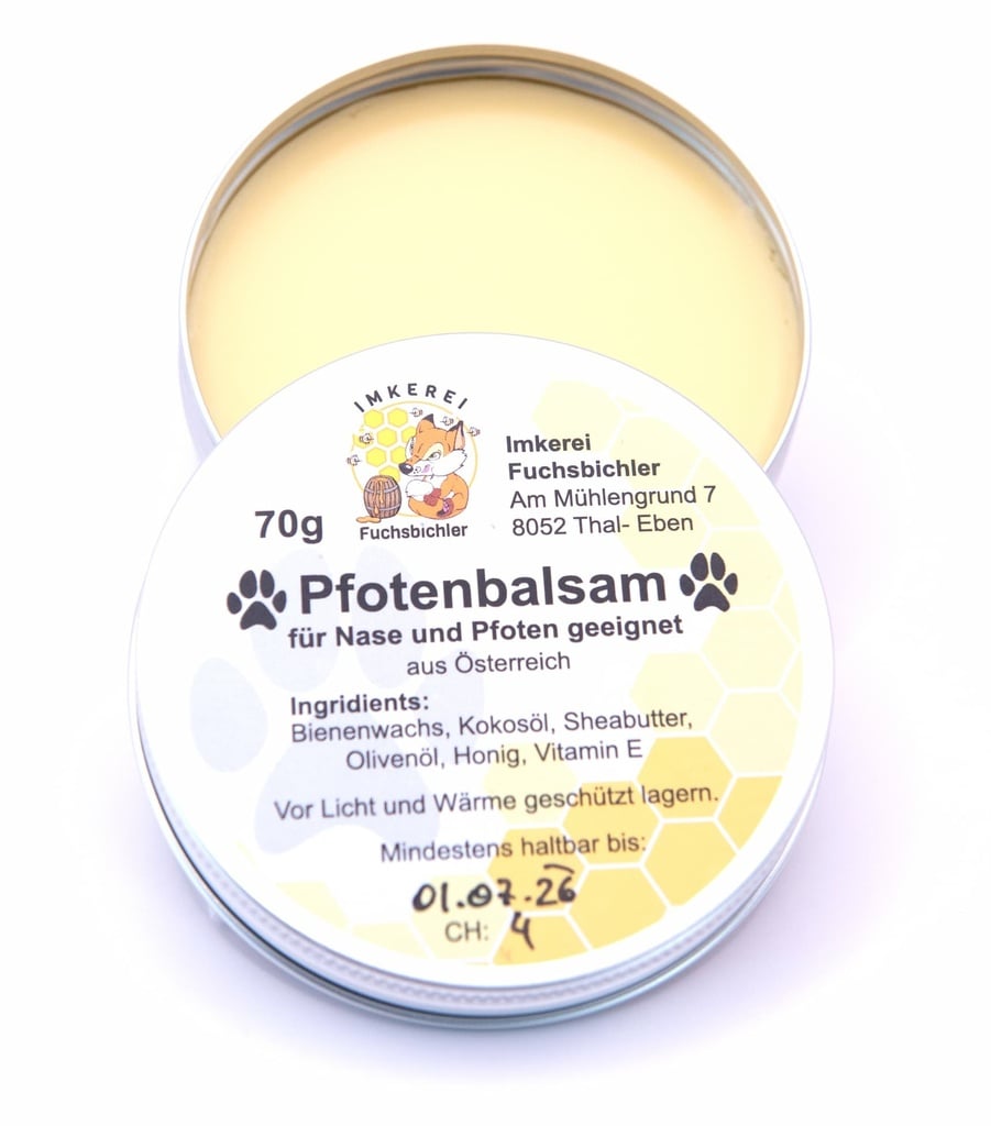Pfotenbalsam 70g von Imkerei Fuchsbichler