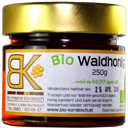 Bio Waldhonig 250g von Bio-Imkerei Kordesch