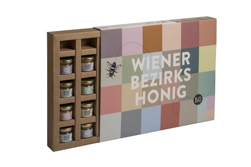 Wiener Honig Degustationsbox von Wiener Bezirksimkerei