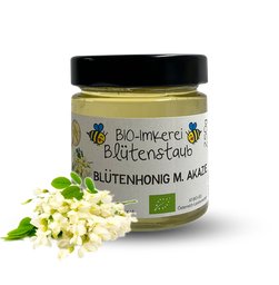 Bio Blütenhonig mit Akazie 250g von Bio-Imkerei Blütenstaub