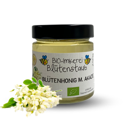 Bio Blütenhonig mit Akazie 250g von Bio-Imkerei Blütenstaub