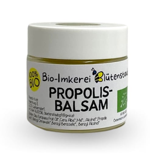 Bio Propolis Balsam im Glas 20g von Bio-Imkerei Blütenstaub