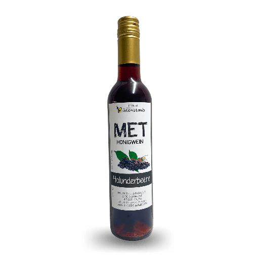 Met Honigwein Holunderbeere 500ml von Bio-Imkerei Blütenstaub