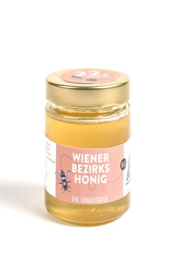 Wiener Bezirks Honig - 22. Bezirk Wien - Der Donaustädter 220g von Wiener Bezirksimkerei