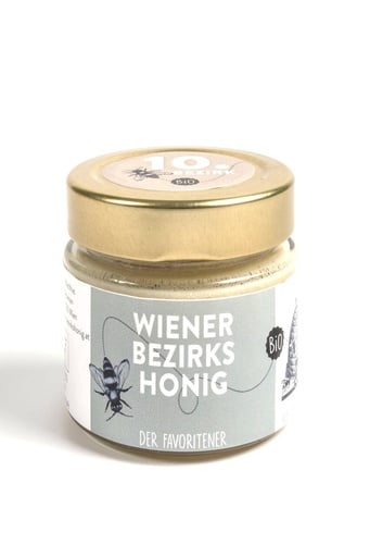 Wiener Bezirks Honig - 10. Bezirk Wien - Der Favoritener 120g von Wiener Bezirksimkerei