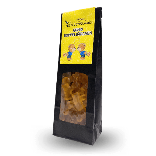 Honig Fruchtgummi Doppelbärchen 100g von Bio-Imkerei Blütenstaub