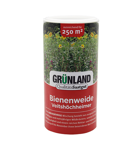 Blumenwiese Bienenweide "Veitshöchheimer" mehrjährig 250g von Grünland Qualitätssaatgut