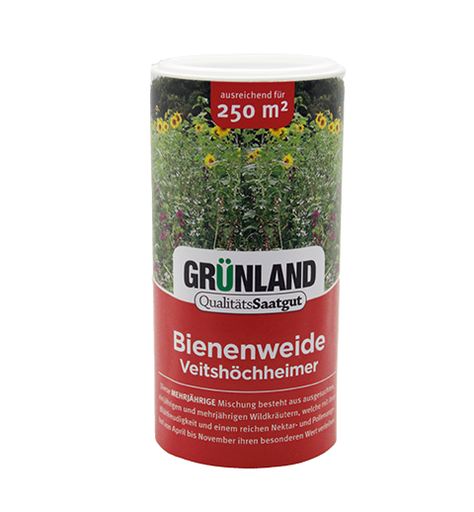 Blumenwiese Bienenweide "Veitshöchheimer" mehrjährig 250g von Grünland Qualitätssaatgut