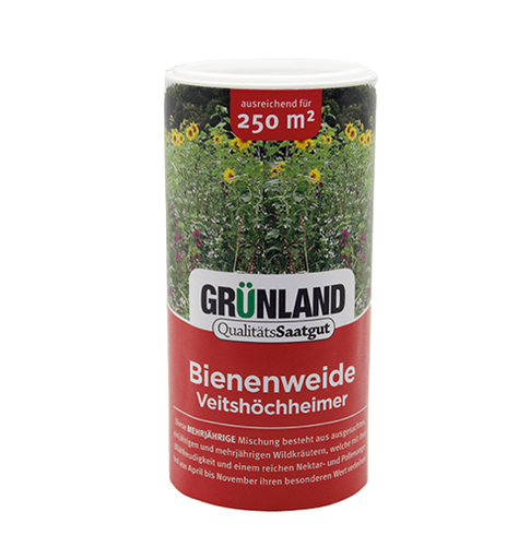 Blumenwiese Bienenweide "Veitshöchheimer" mehrjährig 250g von Grünland Qualitätssaatgut