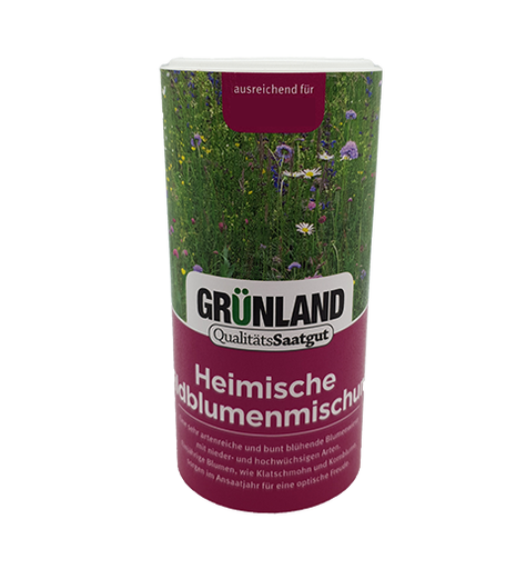 Blumenwiese &quot;Heimische Wildblumenmischung&quot; 200g von Grünland Qualitätssaatgut