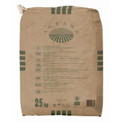 Bio Rübenzucker 25kg Sack aus Österreichischen Zuckerrüben von Agrana