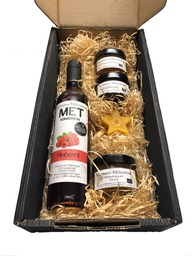 Geschenkbox Bio Bienenprodukte 5er Set von Bio-Imkerei Blütenstaub