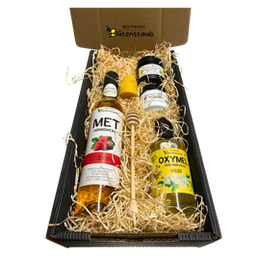 Geschenkbox Bio Honig 6er Set von Bio-Imkerei Blütenstaub
