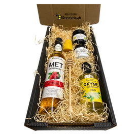Geschenkbox Bio Bienenprodukte 6er Set von Bio-Imkerei Blütenstaub
