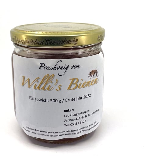 Presshonig 500g von Willi's Bienen