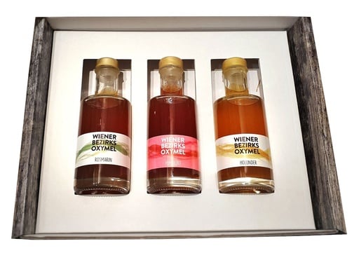 Wiener Bezirks Oxymel 3er Geschenkbox von Wiener Bezirksimkerei