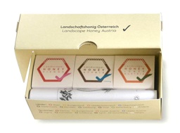 Landschaftshonig - Die kleine Vielfalt 3er-Set von Landschaftshonig Österreich