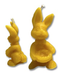 Bienenwachskerze Osterhase von Bio-Imkerei Blütenstaub 
