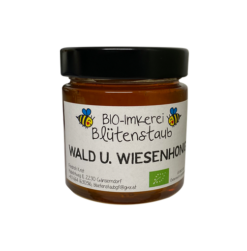 Bio Wald und Wiesenhonig 250g von Bio-Imkerei Blütenstaub