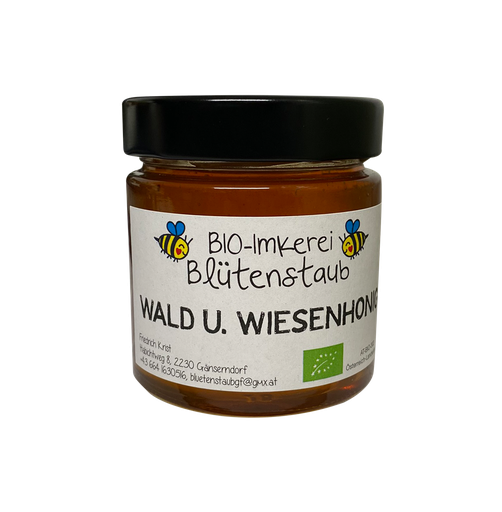 Bio Wald und Wiesenhonig 250g von Bio-Imkerei Blütenstaub