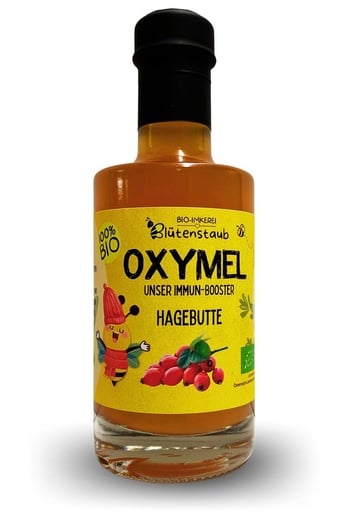 Bio Oxymel Hagebutte 200ml von Bio-Imkerei Blütenstaub