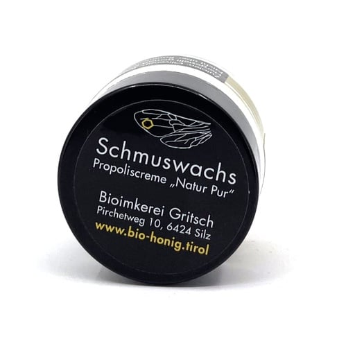 Schmuswachs Bio-Propoliscreme „Natur Pur“ 6g von Bioimkerei Gritsch