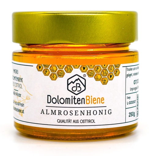 Osttiroler Alpenrosenhonig 250g von Imkerei Dolomitenbiene