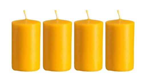 Bienenwachs Adventskranzkerzen Set Votivkerze von Bio-Imkerei Fuchssteiner