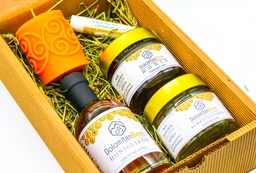 Geschenkbox Weihnachten "Dolomitenbiene" von Imkerei Dolomitenbiene