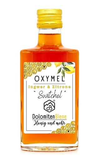 Oxymel Ingwer & Zitrone "Switchel" 250ml von Imkerei Dolomitenbiene
