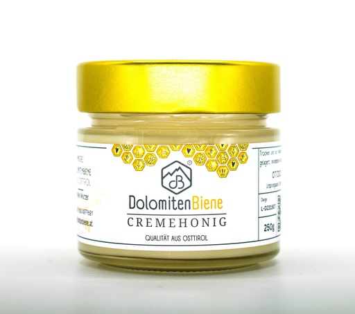 Osttiroler Cremehonig Alpenrose 250g von Imkerei Dolomitenbiene