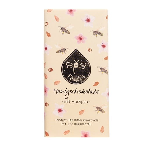 Honig Marzipan Schokolade 82% 70g von Ferdi's Imkerei