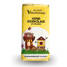 Bio Honig Schokolade 70g von Bio-Imkerei Blütenstaub