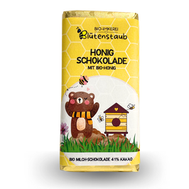 Bio Honig Schokolade 70g von Bio-Imkerei Blütenstaub