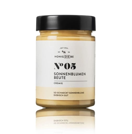 Sonnenblumenbeute No.5 Creme 450g von Die Honigdiebe