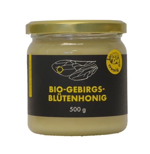 Bio-Gebirgsblütenhonig cremig aus Kühtai 500g von Bioimkerei Gritsch