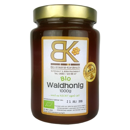 Bio Waldhonig 1.000g von Bio-Imkerei Kordesch