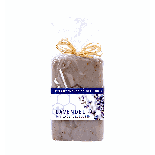 Honigseife mit echten Lavendelblüten 100g von Ferdi’s Imkerei